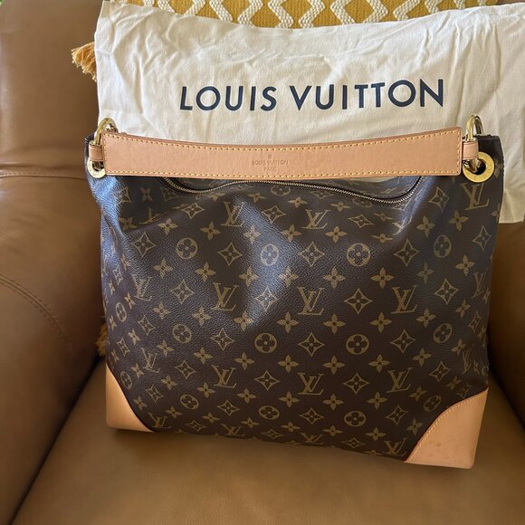 Louis Vuitton Berri Handbag Monogram Canvas MM Brown - Picture 1 of 16